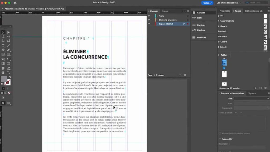 Indesign, le logiciel pour les mises en page